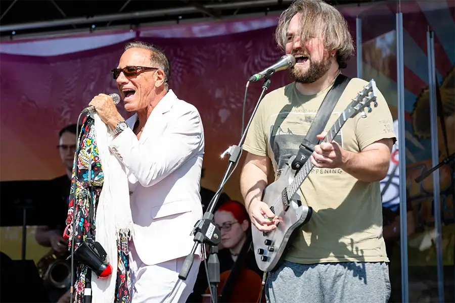 Hand Turkey Band on stage at Mountain Music Fest 2024